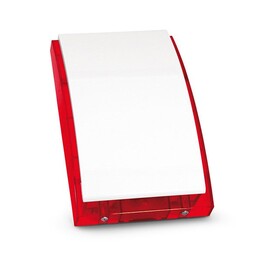 Sirene externa com fio Satel SP-4001 R vermelha, branca