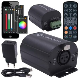 CHROMATEQ CLUB 512 Interfaccia controller DMX + telecomando