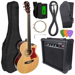 Chitarra elettroacustica V-TONE EAG SET NT + amplificatore
