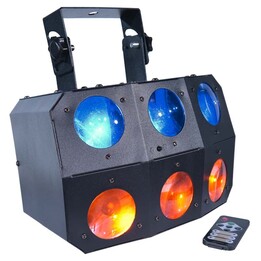 LIGHT4ME SIX EYE BEAM forte effetto fascio LED + TELECOMANDO