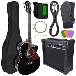 V-TONE EAG SET BK Elektroakustische Gitarre. + Verstärker