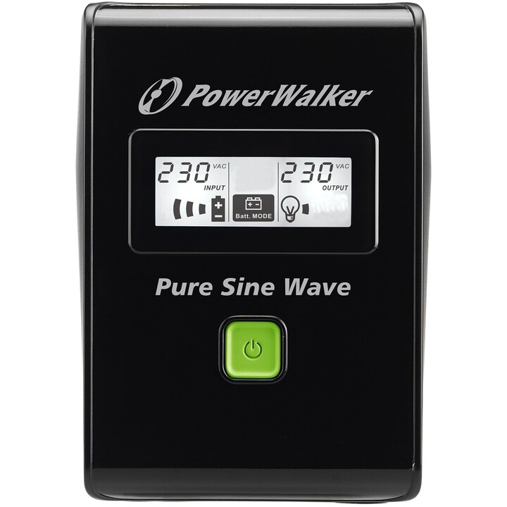 PowerWalker VI 600 SW FR Interactivité de ligne 0,6 kVA 360 W 2 sortie(s) CA
