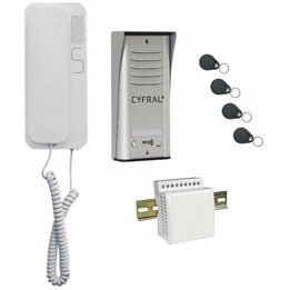 CITOFONO CYFRAL COSMO 1-TENANT ARGENTO