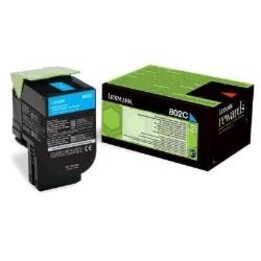 Lexmark 802C cartuccia toner ciano originale