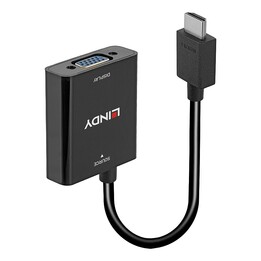 Lindy 38291 Video Cable Adapter 0.1m HDMI Type A (Standard) VGA (D-Sub) Black