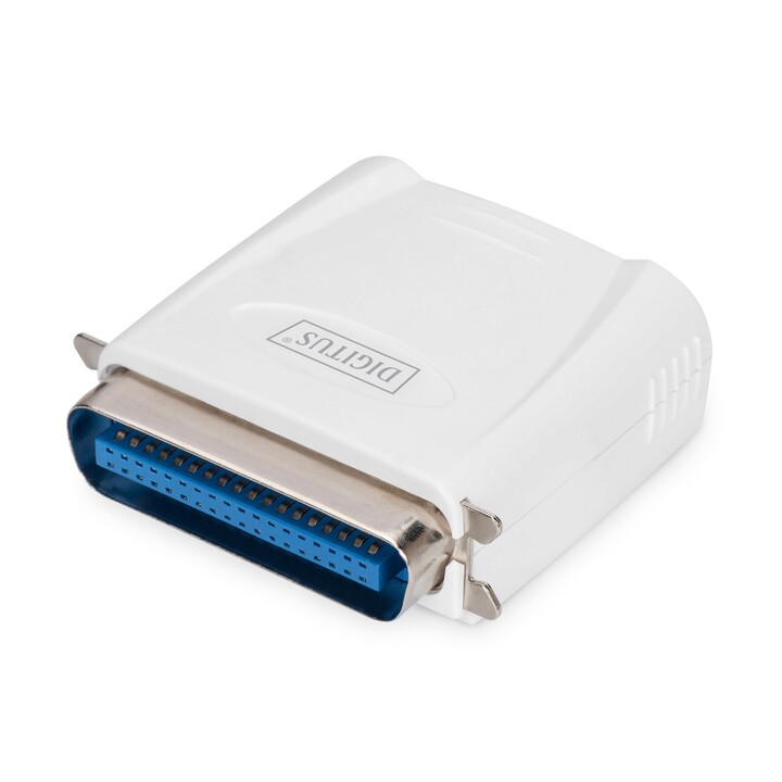 DIGITUS DN-13001-1 Servidor de impressão paralelo Fast Ethernet, 1 porta, RJ45, Centronics