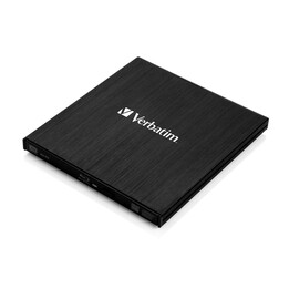 Verbatim External Slimline Blu-Ray RW Optical Disc Drive Black