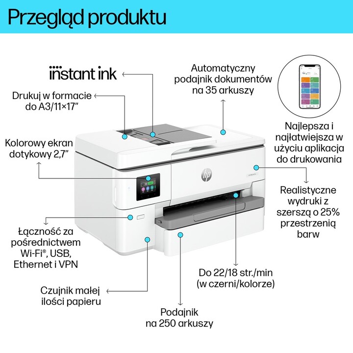 HP OfficeJet Pro 9720e Multifunktionsgerät