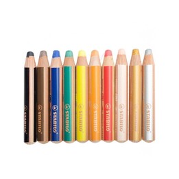 STABILO woody 3 in 1 10col lápis de cor multicolor
