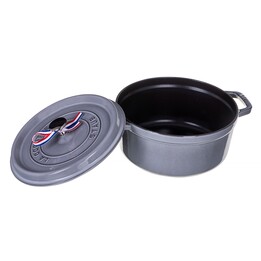 STAUB Olla redonda de hierro fundido 40500-246-0 3.8l grafito