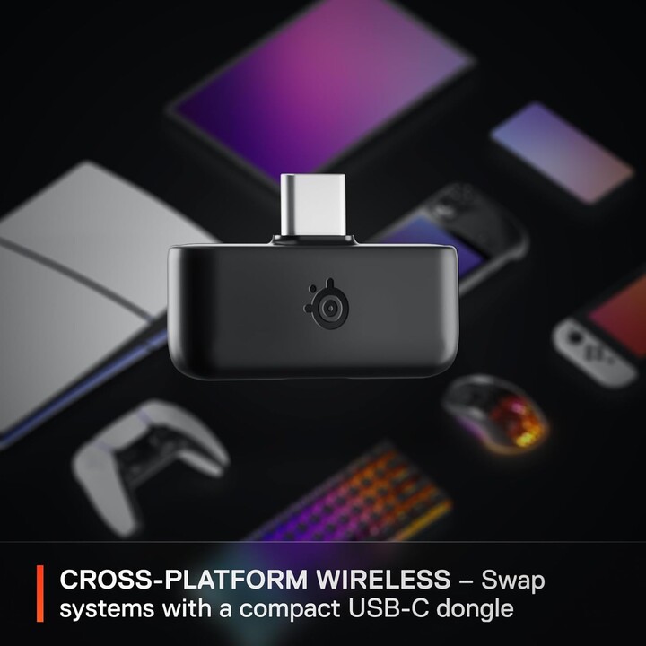 SteelSeries Arctis Nova 5P Casque de jeu sans fil PS5 - Pilotes magnétiques en néodyme - Plus de 100 préréglages audio