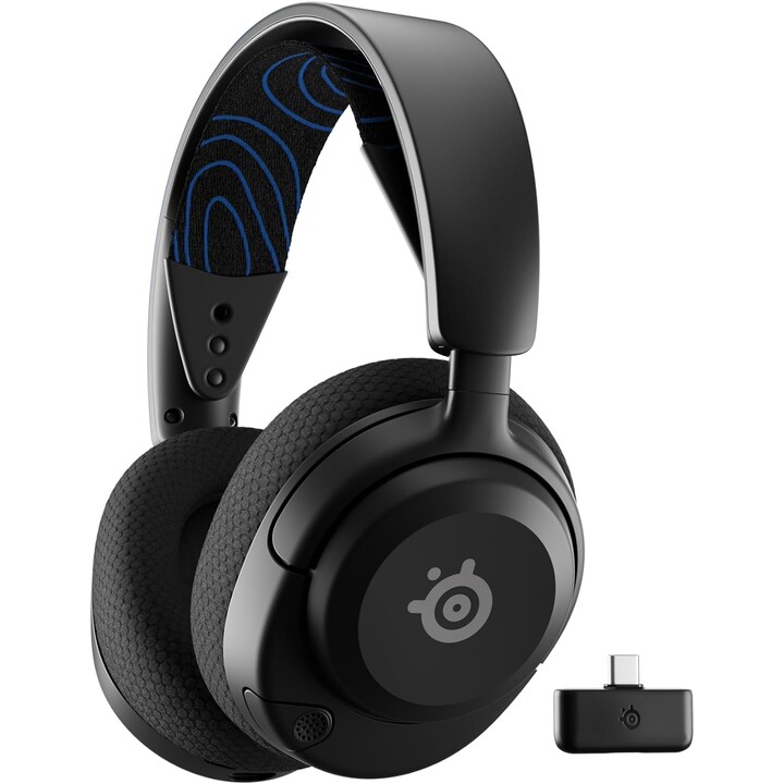 SteelSeries Arctis Nova 5P Casque de jeu sans fil PS5 - Pilotes magnétiques en néodyme - Plus de 100 préréglages audio