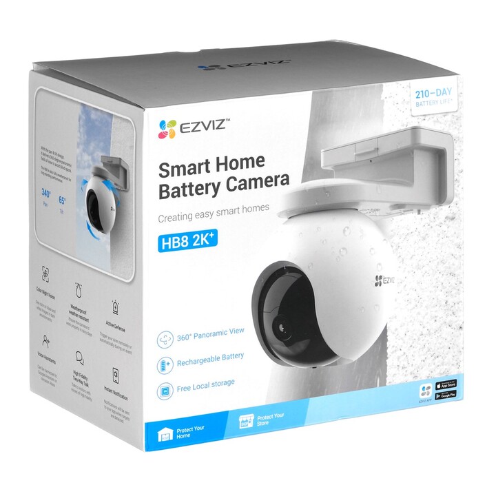 EZVIZ HB8 Esférico Cámara de seguridad IP Exterior 2560 x 1440 Pixeles Pared