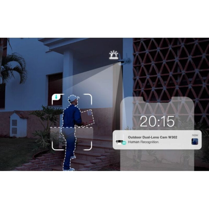 Botslab W302 4MP Wi-Fi 5GHz Vision nocturne - Caméra de surveillance