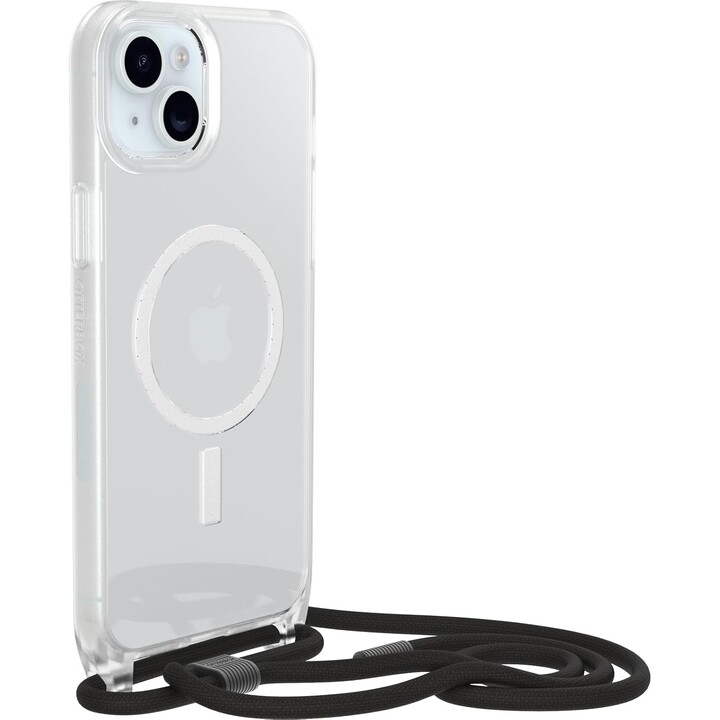 OtterBox React Necklace Case with MagSafe for iPhone 15 Plus, 14 Plus, Schutzhülle mit verstellbarem und Detachable Necklace S