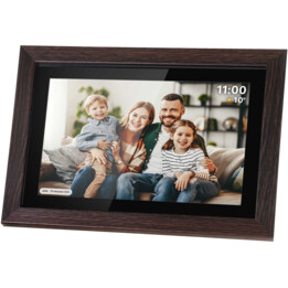 Kruger&Matz Cornice Digitale FRAMEO Wi-Fi 10.1 in legno