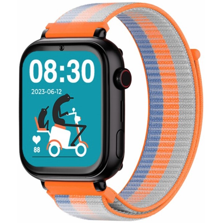SaveFamily SaveWatch+ bracelet en tissu Acid Orange