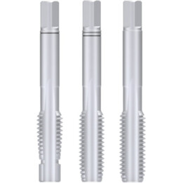 Torneira manual Fanar M20 DIN-352 HSSE INOX para aplicações de rosca de precisão, Prata