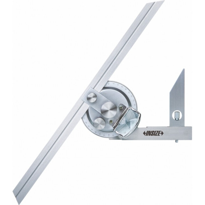 PROTRACTOR OF THE UNIV. MKMB L-150+300MM WITH MAGNIFYING GLASS.