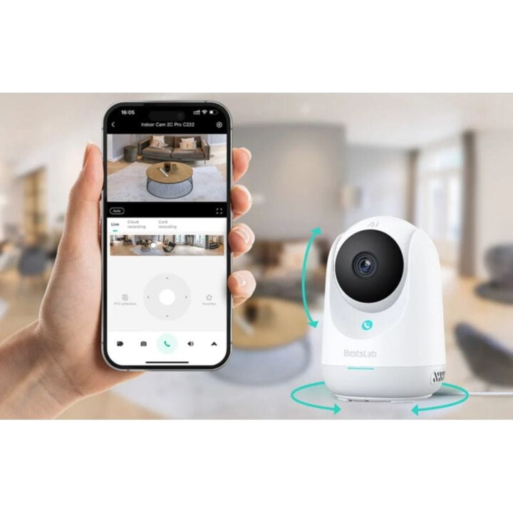 Botslab 2C Pro C222 5MP WiFi Infrared and color night vision - Surveillance Camera