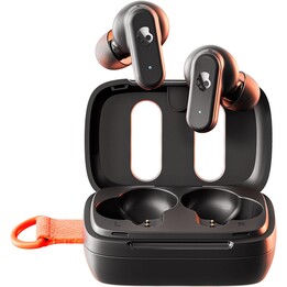 Skullcandy Dime 3 Écouteurs intra-auriculaires sans fil, 20 heures, microphone et prise en charge Bluetooth, noir