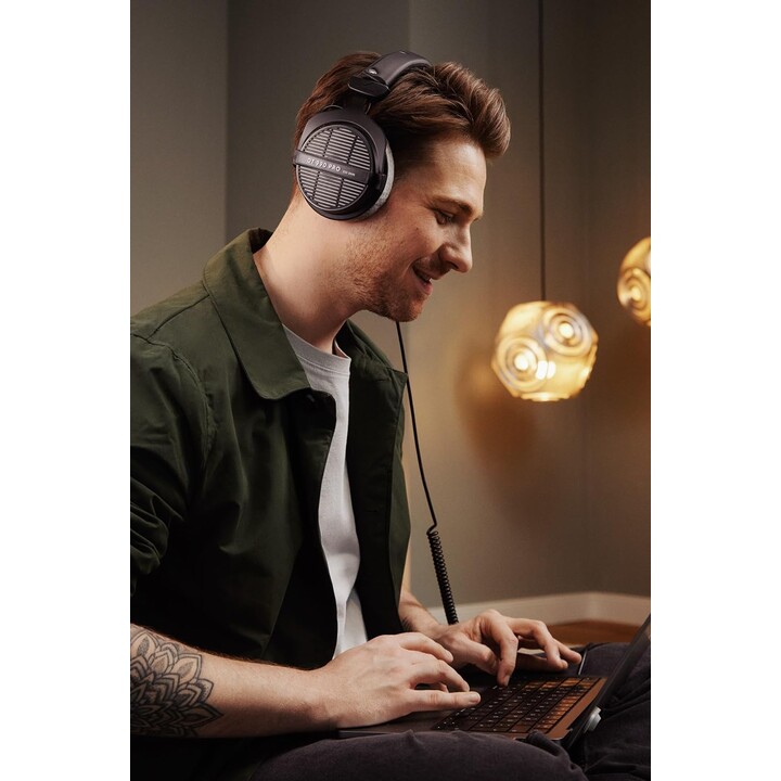 Beyerdynamic DT 990 PRO Cuffie con archetto cablato Musica Nero, Grigio