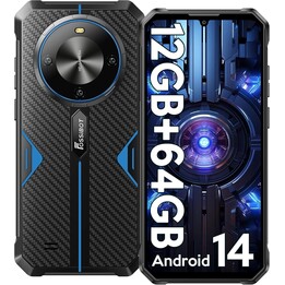 Fossibot F105 4GB 64GB Dual Sim Blue Rugged