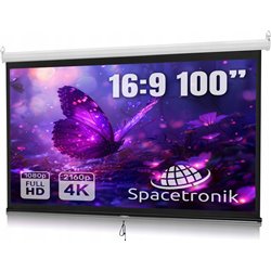 Tela de Projeção Enrolável Manual 100" 16:9