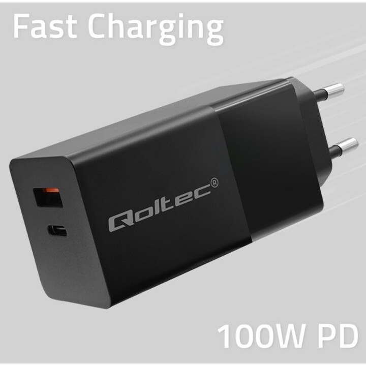 Caricatore per dispositivi mobili Qoltec 52382 Portatile, Console di gioco portatile, Batteria portatile, Smartphone, Orologio i