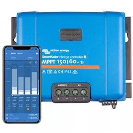 Victron SmartSolar 150/60-Tr, MPPT Charge Controller with Bluetooth for Solar Energy, Blue