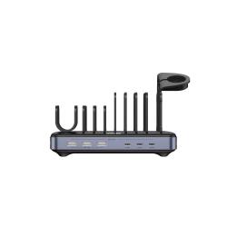 ESTACIÓN DE CARGA UNITEK 3X USB-A 20W,3X USBC PD 80W