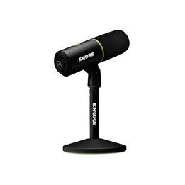 Shure MV6 - Micrófono dinámico cardioide USB-C para jugadores y streamers