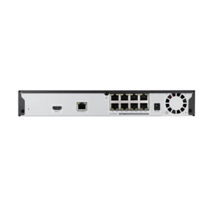 Hanwha Qrn-830s Grabadore De Vídeo En Red (nvr) Negro