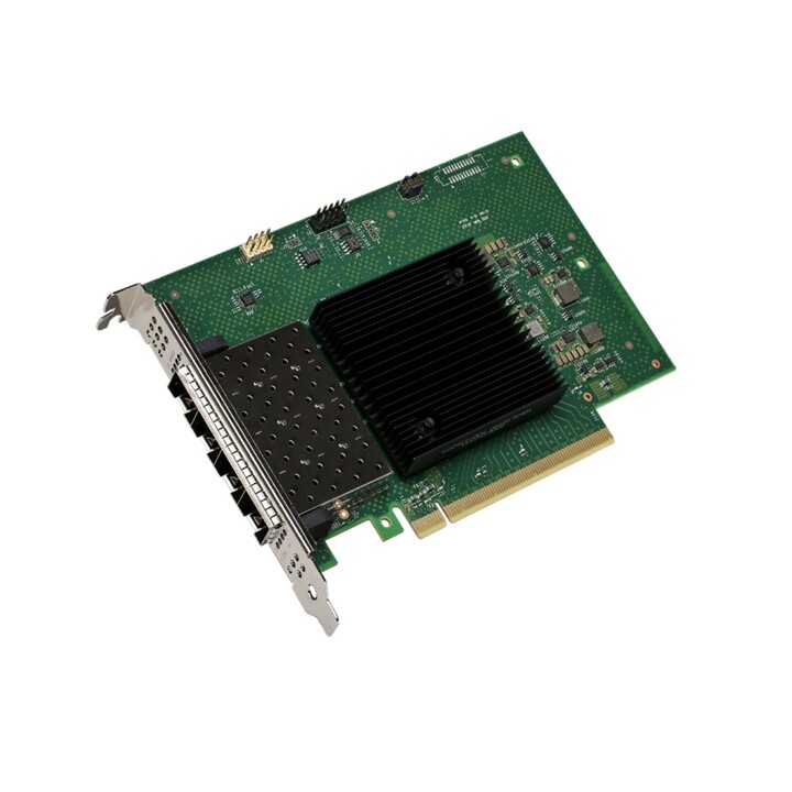 Adaptador de rede Ethernet Intel E810-XXVDA4 fibra interna 25000 Mbit/s