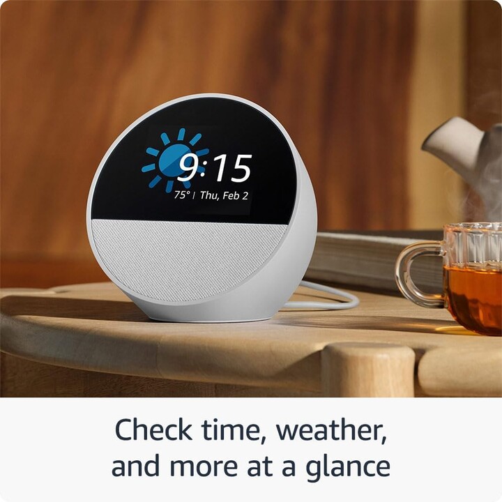 Amazon Echo Spot (2024) Negro - Asistente Smart Home