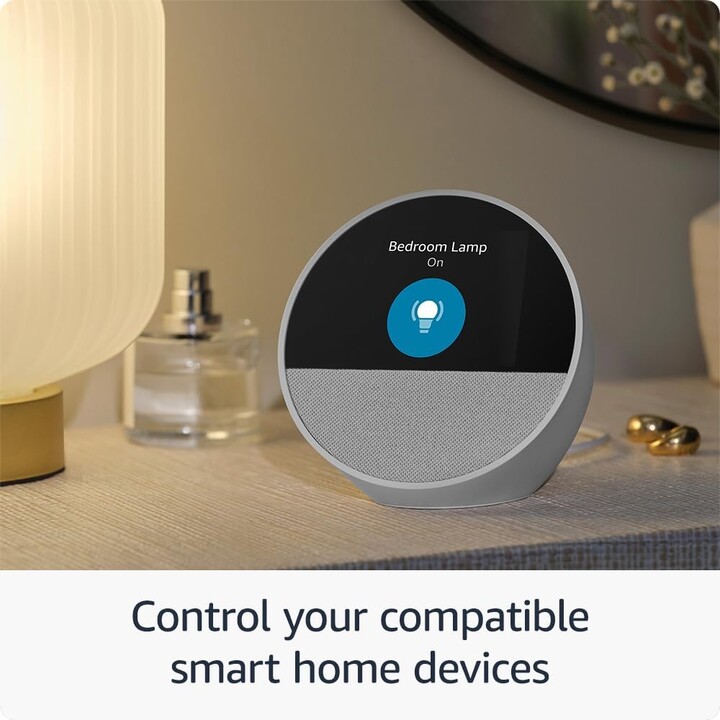Amazon Echo Spot (2024) Nero - Assistente Smart Home