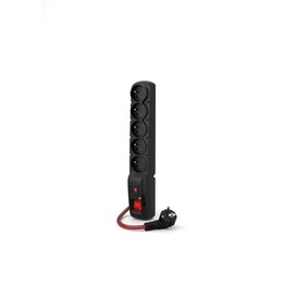 ACAR F5 POWER Nero 5 prese AC 230 V 5 m