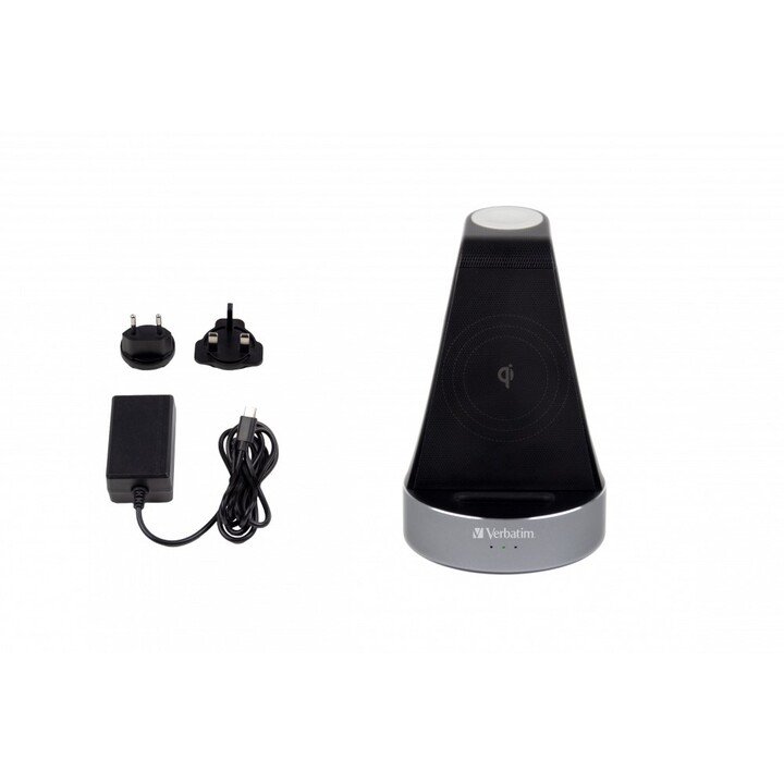 Carregador sem fio interno universal preto Verbatim WCS-01