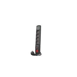 POWER STRIP ACAR F4 USB A+C 3M 4X 230V PL PD 3.0 QC BLACK