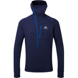 Eclipse hooded zip sweatshirt t-medieval blue-m