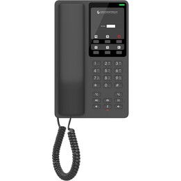 Grandstream GHP621 - Téléphone IP d'hôtel avec 2 comptes SIP, 1xEthernet, PoE, noir