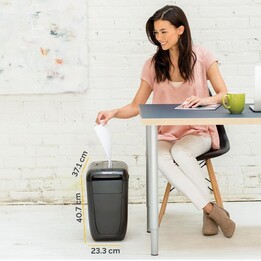 Fellowes Powershred 60Cs paper shredder black