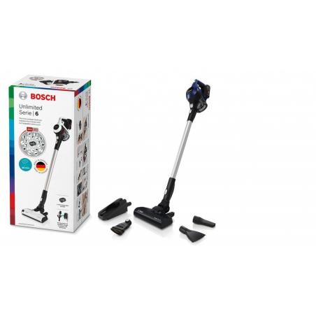 Bosch Serie 6 BBS611MAT aspiradora de mano Azul Sin bolsa