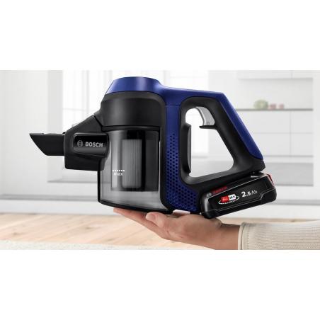 Bosch Serie 6 BBS611MAT aspiradora de mano Azul Sin bolsa