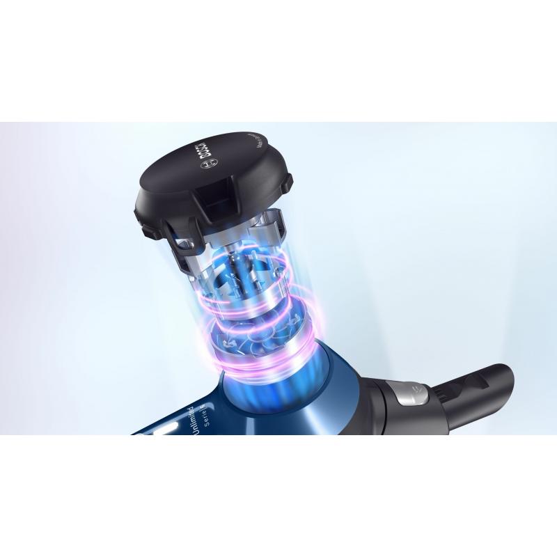 Bosch Serie 6 BBS611MAT aspiradora de mano Azul Sin bolsa