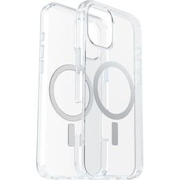 Capa MagSafe transparente OtterBox Symmetry Series para iPhone 16 Plus, à prova de choque, à prova de quedas