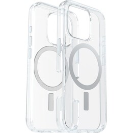 Estuche transparente MagSafe OtterBox Symmetry Series para iPhone 16 Pro, a prueba de golpes y caídas