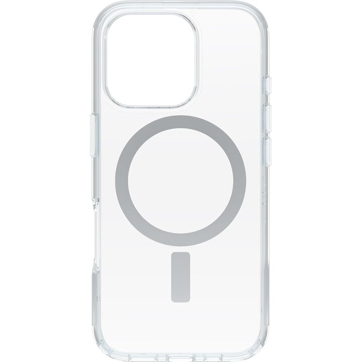 Custodia MagSafe trasparente serie Symmetry di OtterBox per iPhone 16 Pro, antiurto e a prova di caduta