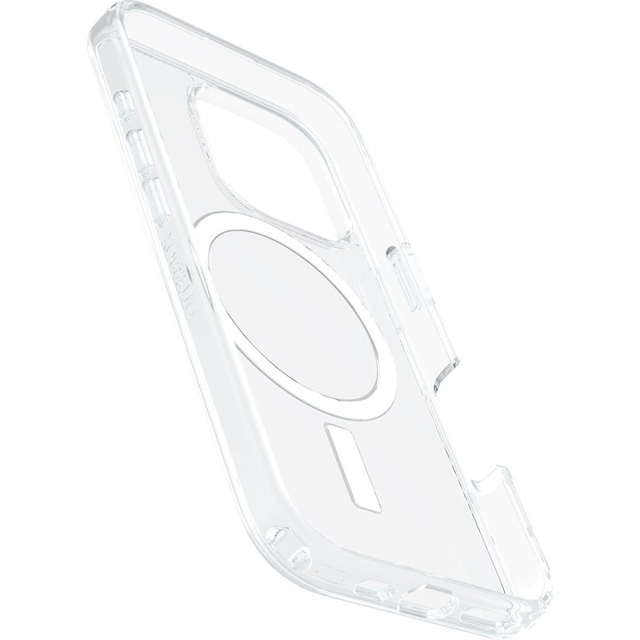 Custodia MagSafe trasparente serie Symmetry di OtterBox per iPhone 16 Pro, antiurto e a prova di caduta