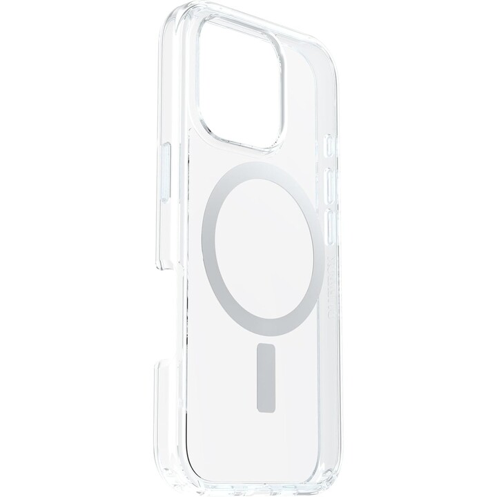Custodia MagSafe trasparente serie Symmetry di OtterBox per iPhone 16 Pro, antiurto e a prova di caduta